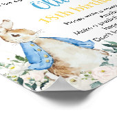 Peter Rabbit Birthday Time Kapsel Wildblume Poster (Ecke)