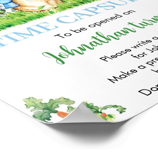 Peter Rabbit Birthday Time Kapsel Zeichen Poster (Ecke)