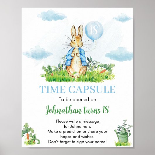 Peter Rabbit Birthday Time Kapsel Zeichen Poster (Vorne)