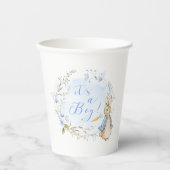 Peter Rabbit Blue Es ist ein Boy Paper Cups Pappbecher (Vorderseite)