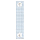 Peter Rabbit Blue Gingham ShowTable Runner Kurzer Tischläufer (Vorderseite)