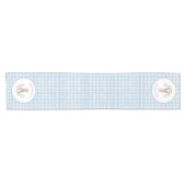 Peter Rabbit Blue Gingham ShowTable Runner Kurzer Tischläufer (Horizontal)