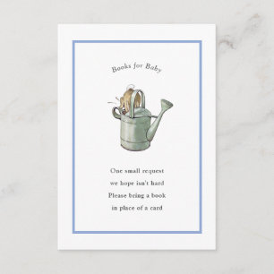 Peter Rabbit Blue Vintag Baby Book Begleitkarte