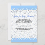 Peter Rabbit Blue Wildflowers Books for Baby and Einladung (Rückseite)