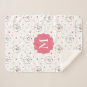 Peter Rabbit | Blumenmuster Sherpadecke (Vorderseite (Horizontal))