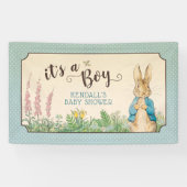 Peter Rabbit | Boy Baby Dusche Banner (Horizontal)