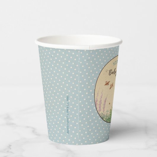 Peter Rabbit | Boy Baby Dusche Pappbecher (Rechts)