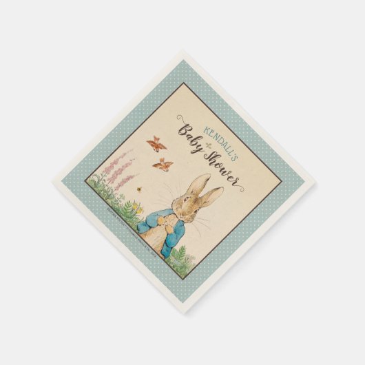 Peter Rabbit | Boy Baby Dusche Serviette (Ecke)