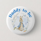 Peter Rabbit Boy Button "Daddy to Be" (Vorderseite)