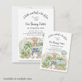 Peter Rabbit Boy Erste Geburtstagsparty Einladung