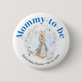 Peter Rabbit Boy Schaltfläche "Mommy to Be" Button (Vorderseite)