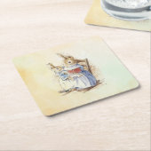 Peter Rabbit (Buch) Rechteckiger Pappuntersetzer (angewinkelt)