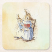 Peter Rabbit (Buch) Rechteckiger Pappuntersetzer (Vorderseite)