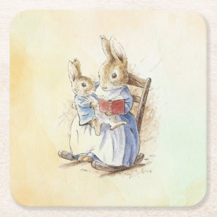 Peter Rabbit (Buch) Rechteckiger Pappuntersetzer