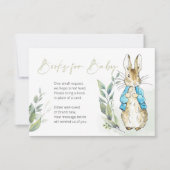 Peter Rabbit Bücher für Babybuchkarten RSVP Karte (Vorderseite)