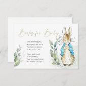 Peter Rabbit Bücher für Babybuchkarten RSVP Karte (Vorne/Hinten)