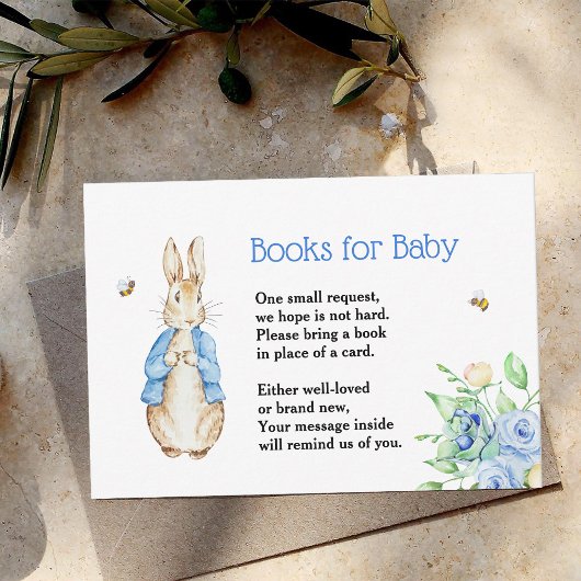 Peter Rabbit Bücher für Kinderkarte RSVP Karte