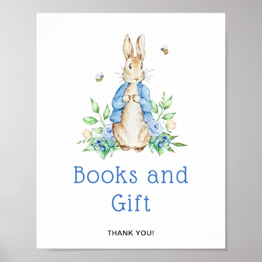 Peter Rabbit Bücher und Geschenke Poster (Vorne)