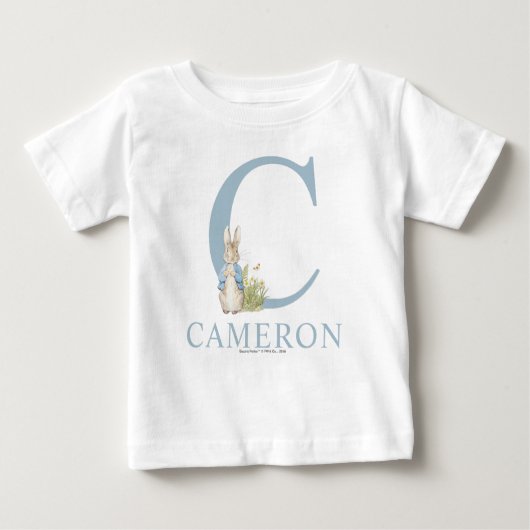 Peter Rabbit | C für Baby T-shirt (Vorderseite)