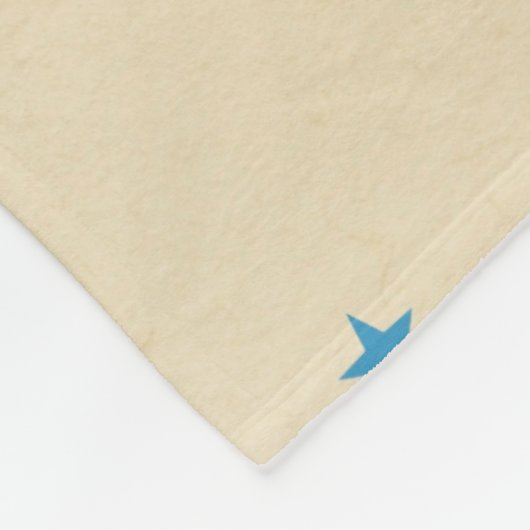 Peter Rabbit Carrots and Stars Boy Custom Fleecedecke (Ecke)