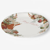 Peter Rabbit Christmas Pappteller (Schrägansicht)