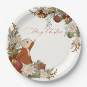 Peter Rabbit Christmas Pappteller (Vorderseite)