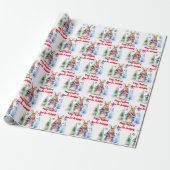 Peter Rabbit Christmas personalisiert Geschenkpapier (Ungerollt)