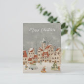 Peter Rabbit Christmas Postkarte (Stehend Vorderseite)