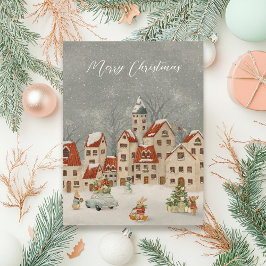 Peter Rabbit Christmas Postkarte