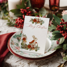 Peter Rabbit Christmas Postkarte