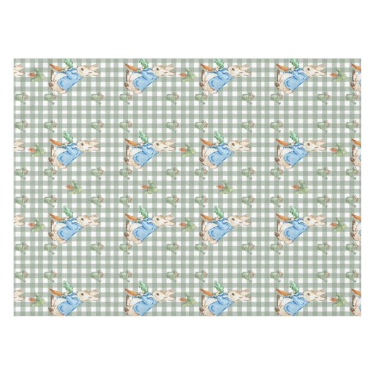 Peter Rabbit Cotton Spring Bunny Garden Design Tischdecke (Vorderseite (Horizontal))
