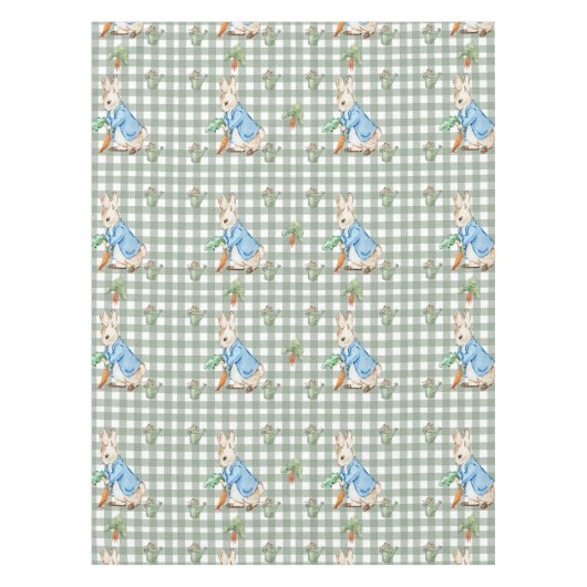 Peter Rabbit Cotton Spring Bunny Garden Design Tischdecke (Vorderseite)