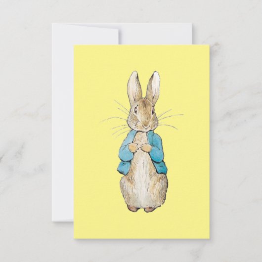 Peter Rabbit Dankeskarte (Vorderseite)