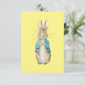 Peter Rabbit Dankeskarte (Stehend Vorderseite)