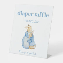 Peter Rabbit Diaper Raffle Baby Duschzeichen