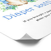 Peter Rabbit Diaper Tombola Poster (Ecke)