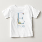 Peter Rabbit| E für Baby T-shirt (Vorderseite)