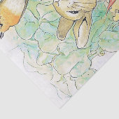 "Peter Rabbit Eats a Carrot" von Beatrix Potter Seidenpapier (Ausschnitt)