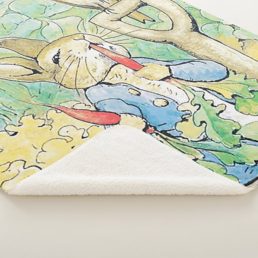"Peter Rabbit Eats a Carrot" von Beatrix Potter Sherpadecke (3/4)