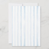 Peter Rabbit Einladung zum ersten Geburtstag (Rückseite)