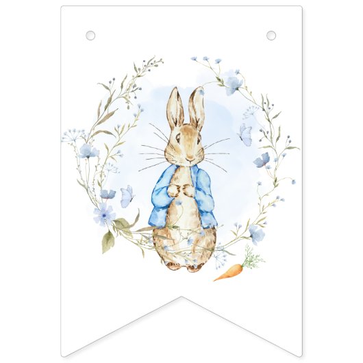 Peter Rabbit Es ist eine Baby-Dusche Wimpelkette (Zweite Fahne)