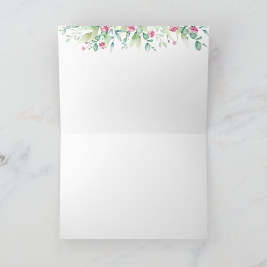 Peter Rabbit falten Dankeschön Karte (Innenseite)