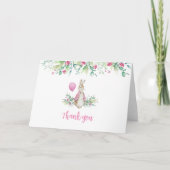 Peter Rabbit falten Dankeschön Karte (Vorderseite)