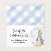 Peter Rabbit Faltkarten (Außenseite Aufgefaltet)