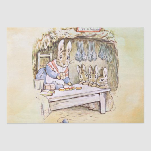 Peter Rabbit (Familie) Gewebe Seidenpapier (Vorderseite)