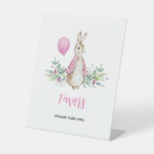 Peter Rabbit Favors Sockelschild (Vorderseite)