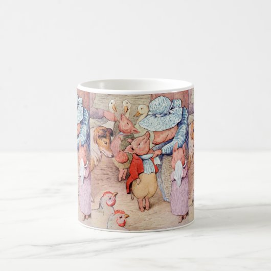 Peter Rabbit (Ferkel) Gewebepapier Kaffeetasse (Mittel)