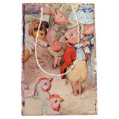 Peter Rabbit (Ferkel) Gewebepapier Mittlere Geschenktüte (Vorderseite)