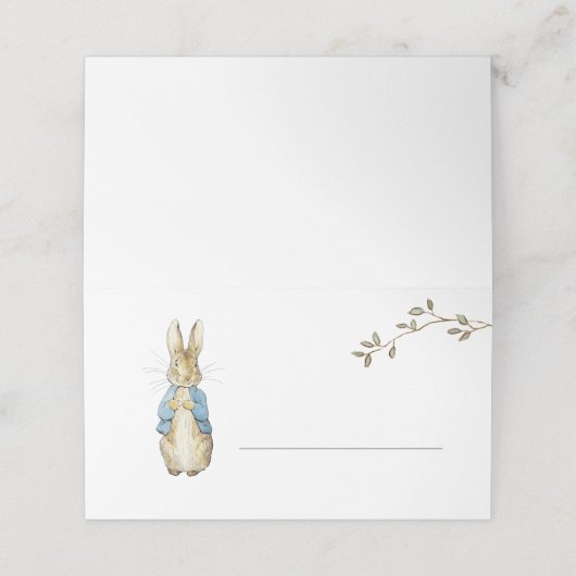 Peter Rabbit Fill Platzkarte (Außenseite Aufgefaltet)