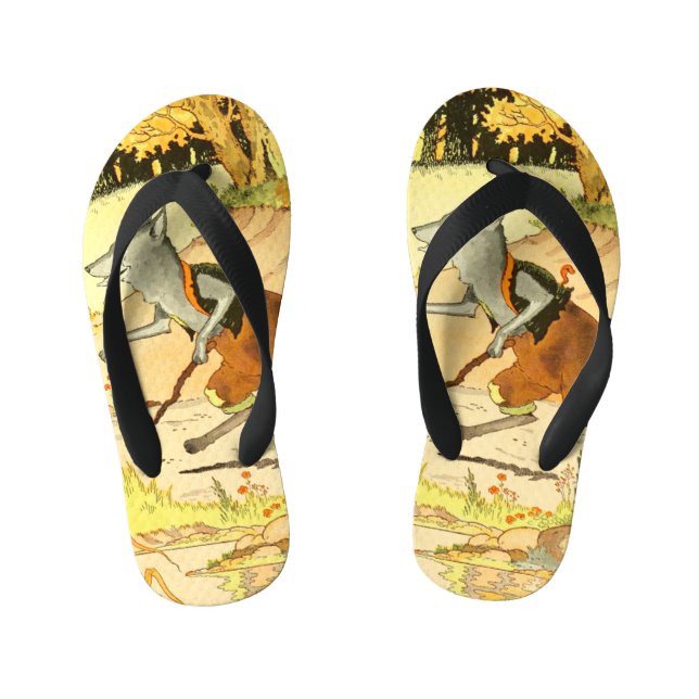 Peter Rabbit Flip Flops Kinderbadesandalen (Fußbett)